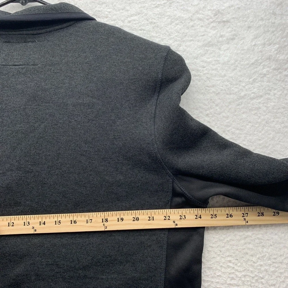 NRA Fleece Jacket Mens Large L 1/4 Zip Black Rifle Guns Hunting 2A 2nd Amendment